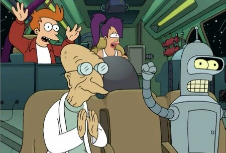 Кадры из мультсериала «Футурама»
