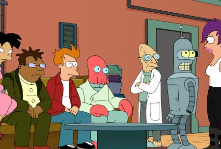 Кадры из мультсериала «Футурама»