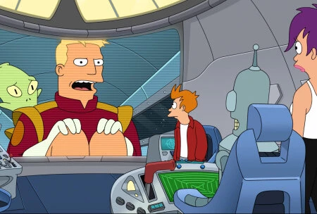 Кадры из мультсериала «Футурама»