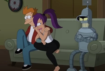 Кадры из мультсериала «Футурама»
