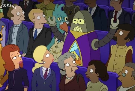 Кадры из мультсериала «Футурама»