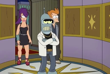 Кадры из мультсериала «Футурама»