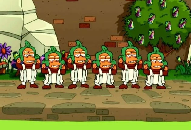 Моменты из сериала «Футурама» 2 сезон