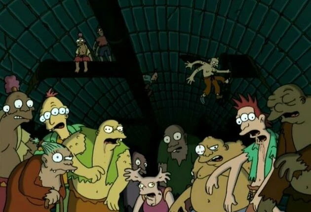 Моменты из сериала «Футурама» 2 сезон