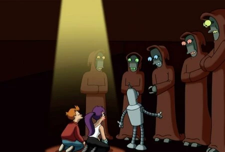 Кадры из мультсериала «Футурама»