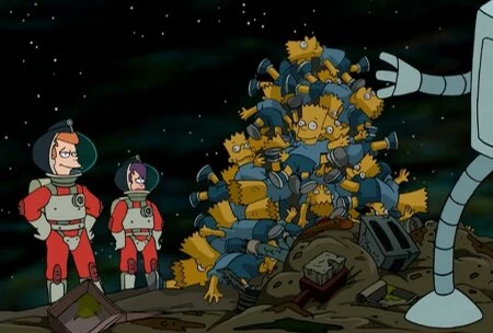 Кадры из мультсериала «Футурама»