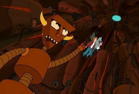 Кадры из мультсериала «Футурама»